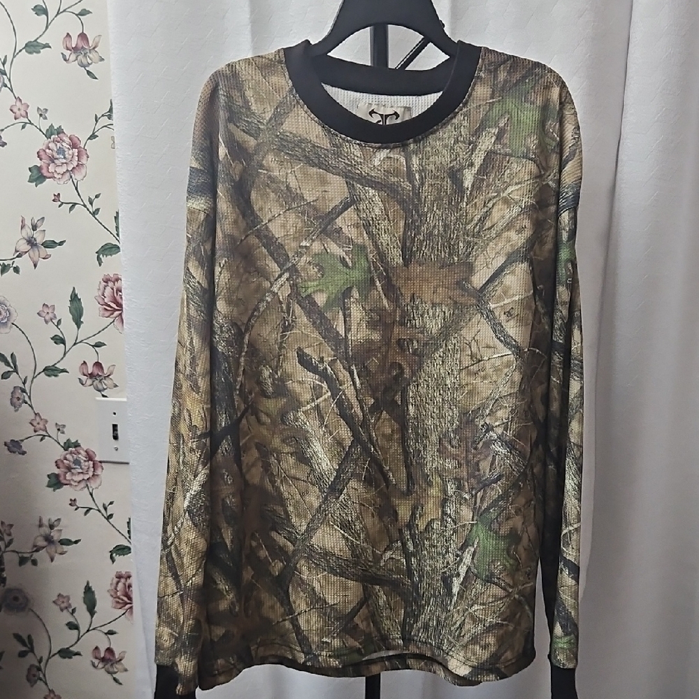 Camouflage Long Sleeve Men's Shirt
